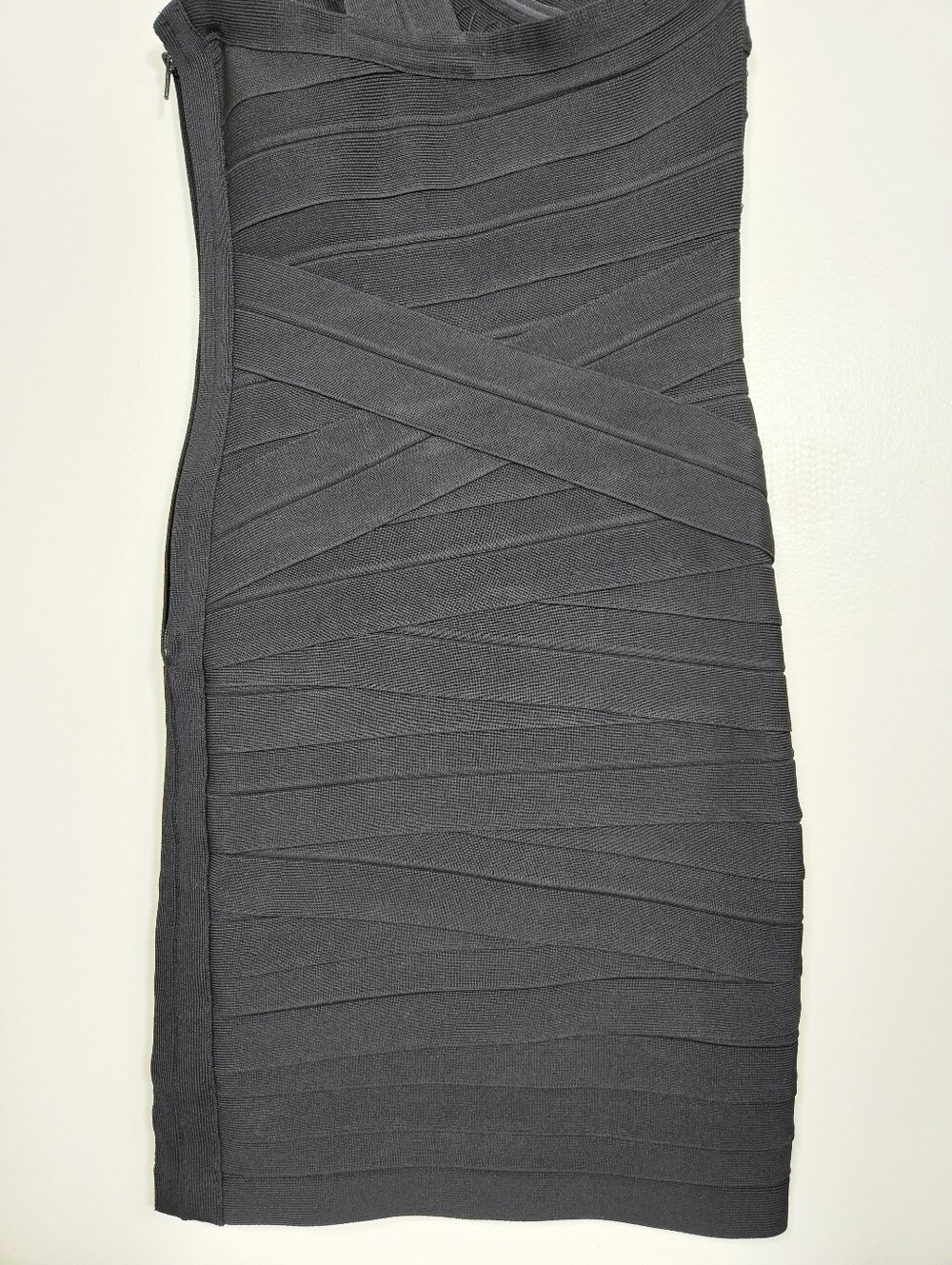 Stretta Black One-Shoulder Embellished Bodycon Dress, Size XS ~ NWT - Picture 8 of 13
